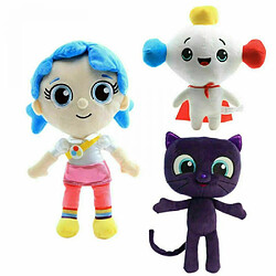 Universal Arc-en-ciel, peluche, chat, Zee, cadeau de poupée (bleu). 