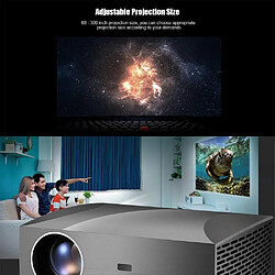 Yonis Videoprojecteur LED Full HD 1080P Lumineux Smart HDMI pas cher