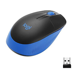 Souris sans fil - Logitech - M190 ergonomique - Bleu