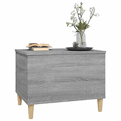 Avis vidaXL Table basse Sonoma gris 60x44,5x45 cm Bois d'ingénierie