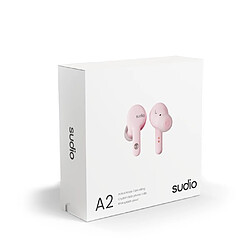 Acheter Sudio Écouteurs Sans Fil A2 IPX4 Bluetooth 5.2 avec Embouts en Silicone Rose