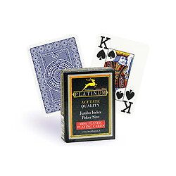 Modiano Cartes Poker Platinum acetate (bleu)