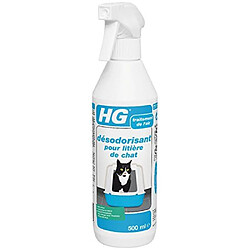 HG Désodorisant pour Litière de Chat 500 ml - Lot de 2 