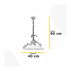 Acheter Onli Suspension LUCREZIA Verre,Métal Ivoire