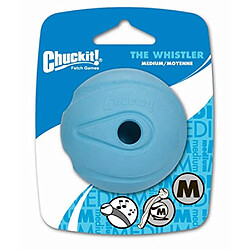 CHUCKIT! The whistler 1-PK - Balle qui siffle M en caoutchouc Ø 6,5cm - Pour chien pas cher