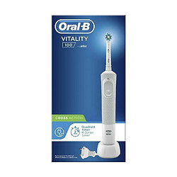 Oral-B Vitality 100 CrossAction Adulte Brosse à dents rotative oscillante Blanc