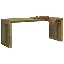 Avis Maison Chic Banc de jardin | Banquette de jardin | Chaise Relax extensible 212,5x40,5x45 cm bois de pin imprégné -MN62879