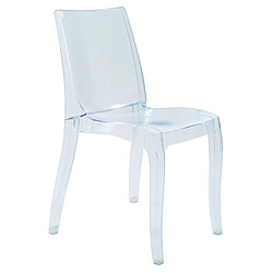 Cristal Chaise Design Transparente ATHENES