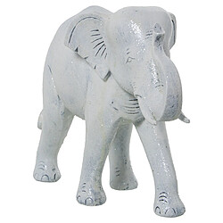 Figurine Décorative Alexandra House Living Blanc Plastique Eléphant 14 x 21 x 29 cm