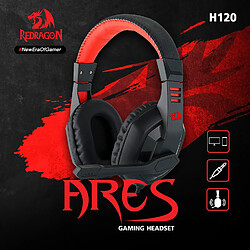 Casque Gamer Redragon ARES (H120) avec micro intégré ultra sensible