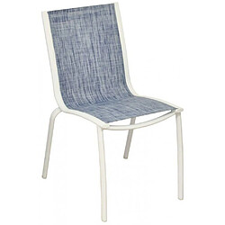 Avis Proloisirs Chaise aluminium textilène Linea (Lot de 2) jeans.