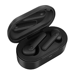 Wewoo Écouteur Bluetooth DT-5 IPX étanche 5.0 Ecouteur sans fil avec boîtier de chargement magnétiquefonction d'appel de soutien et d'alimentation noir