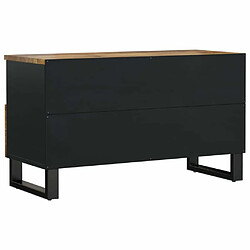 Maison Chic Meuble TV scandinave - Banc TV pour salon 80x33x46 cm bois de manguier et d'ingénierie -MN91317 pas cher