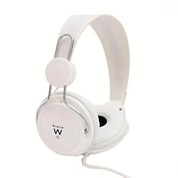 Totalcadeau Casque blanc à arceau réglable - Casque Bandeau gamer, musique smartphone MP3 mobile pas cher Casque blanc à arceau réglable - Casque Bandeau gamer, musique smartphone MP3 mobile