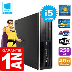 PC HP Compaq 8300 SFF Core I5-2400 Ram 4Go Disque 250 Go Graveur DVD Wifi W7 - Occasion