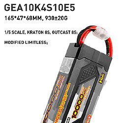 Gens Ace Gensace Accu Lipo Advanced Series HV 15.2V - 4S - HardCase 61 - 10000mAh