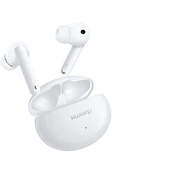 HUAWEI FreeBuds 4i Ecouteurs Bluetooth Sans fil avec Réduction de Bruit Active - Charge Rapide - Autonomie Longue Durée 22 Heures(Blanc) 