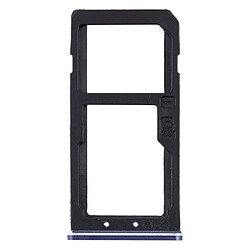 Wewoo Tiroir pour carte SIM Plateau SIM + SIM / Micro SD Nokia 6 TA-1000 TA-1003 TA-1021 TA-1025 TA-1033 TA-1039 Bleu