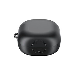 LUUCOZK Étui pour écouteurs anti-poussière en TPU souple avec boucle pour Samsung Galaxy Buds Pro/Live-Noir 