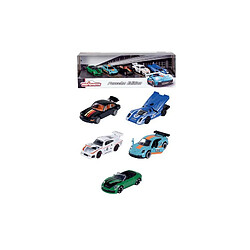 Pack 5 Voitures Majorette Porsche Motorsport Gift 