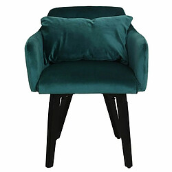 Paris Prix Fauteuil Scandinave Velours Scanda 70cm Vert