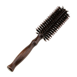 manche en bois rond brosse à cheveux coiffeur coiffeur curling brosse à cheveux 14 rangs