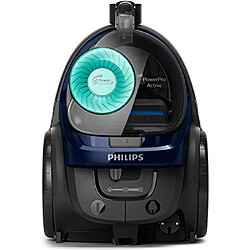 Philips PowerPro Active Aspirateur Traineau 1.5L 900W 76dB Electrique Anti-Allergène Bleu