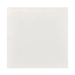 Pegane 12 Carreaux de ciment véritable 0,48m2 / Carreaux de ciment artisanaux coloris Blanc cassé pour sol et mur - l.20 x L.20 cm 