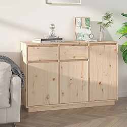 Maison Chic Buffet,Meuble de Rangement,commode pour salon,Cuisine 110x34x75 cm bois massif de pin -MN76241