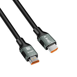 Câble HDMI 2.1 Ultra HD Résolution 8K / 60Hz Longueur 1m LinQ Noir