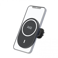 Jaym Support Voiture Magnétique pour Smartphone MagSafe 15W avec 2 Fixations Noir