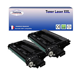 T3Azur 2 Toners compatibles avec HP CF237X (37X) 2 Toners compatibles avec HP CF237X (37X) Noir - 25 000p