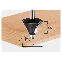 Fraise à chanfreiner HW avec queue de 12mm FESTOOL HW S12 D44/30/30° - 491101