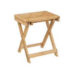 Five Simply Smart Tabouret pliant en bambou Naturel - FIVE