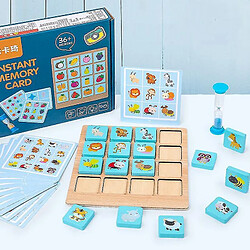 Universal Puzzle pour enfants Jeux de société Mémoire photo instantanée Echecs Pouvoir du cerveau bébé Éducation précoce Bois 