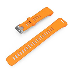 Avis Wewoo Bracelet pour montre connectée Dragonne Sport en silicone Garmin Vivosmart HR 1 Orange