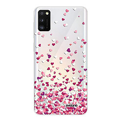 Evetane Coque Samsung Galaxy A41 360 intégrale avant arrière transparente Coque Samsung Galaxy A41 360 intégrale transparente Confettis De Coeur Tendance Evetane.