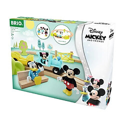 DISNEY Brio Circuit Mickey Mouse - Coffret complet 18 pieces - Circuit de train en bois - Ravensburger - Des 3 ans - 32277