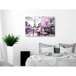 Paris Prix Tableau Imprimé Colourful Rendez Vous Wide Pink 60 x 90 cm