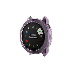 Acheter Wewoo Boîtier de montre Pour Garmin Fenix 6X TPU demi-couverture Smart Watch Protevtice Case Violet