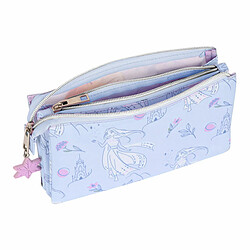 Avis Trousse Fourre-Tout Triple Frozen Believe Lila 22 x 12 x 3 cm