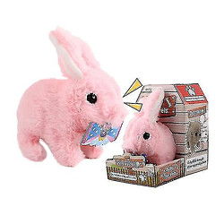 Universal Bunny jouet de simulation en peluche électrique qui peut sauter ourse ¼pinkï¼ ‰