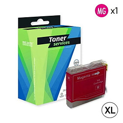 TONER SERVICES Compatible Brother LC985 Cartouche Magenta LC985M (Terre) 