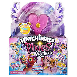 Spin Master HATCHIMALS PIXIES Riders - 6058551 - Coffret magique avec poupées fées et animaux fantastiques a collectionner -Mini Univers Enfant 