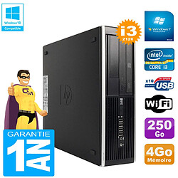 PC HP Compaq Pro 6300 SFF I3-2120 RAM 4Go Disque 250Go Graveur DVD Wifi W7 - Occasion