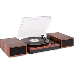 Fenton RP165C Platine Vinyle Sans Fil Bluetooth 100W Vitesse Réglable Protection Anti-Poussière Marron