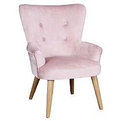 The Home Deco Kids Fauteuil enfant en velours Helsinki.