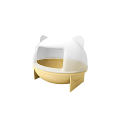 Hamster Souris Gerbille Salle De Bain Animal Cage Boîte Hamster Jouet Toilette Jaune