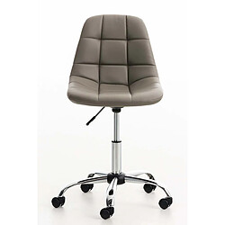 Non Chaise de bureau en simili cuir Emil