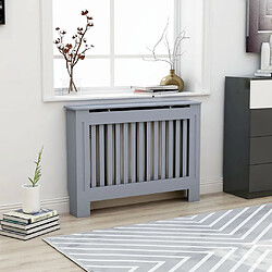 vidaXL Cache-radiateur anthracite 112x19x81,5 cm MDF